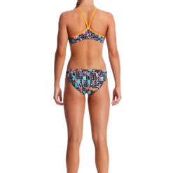 Funkita Girls Racerback Two Piece - Secret Code
