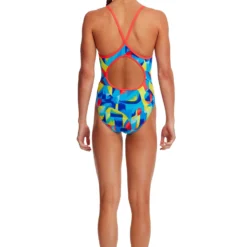 Funkita Girls Diamond Back One Piece - Brushed Up TRAINING SWIMWEAR 8 Funkita Girls Diamond Back One Piece - Brushed Up TRAINING SWIMWEAR
