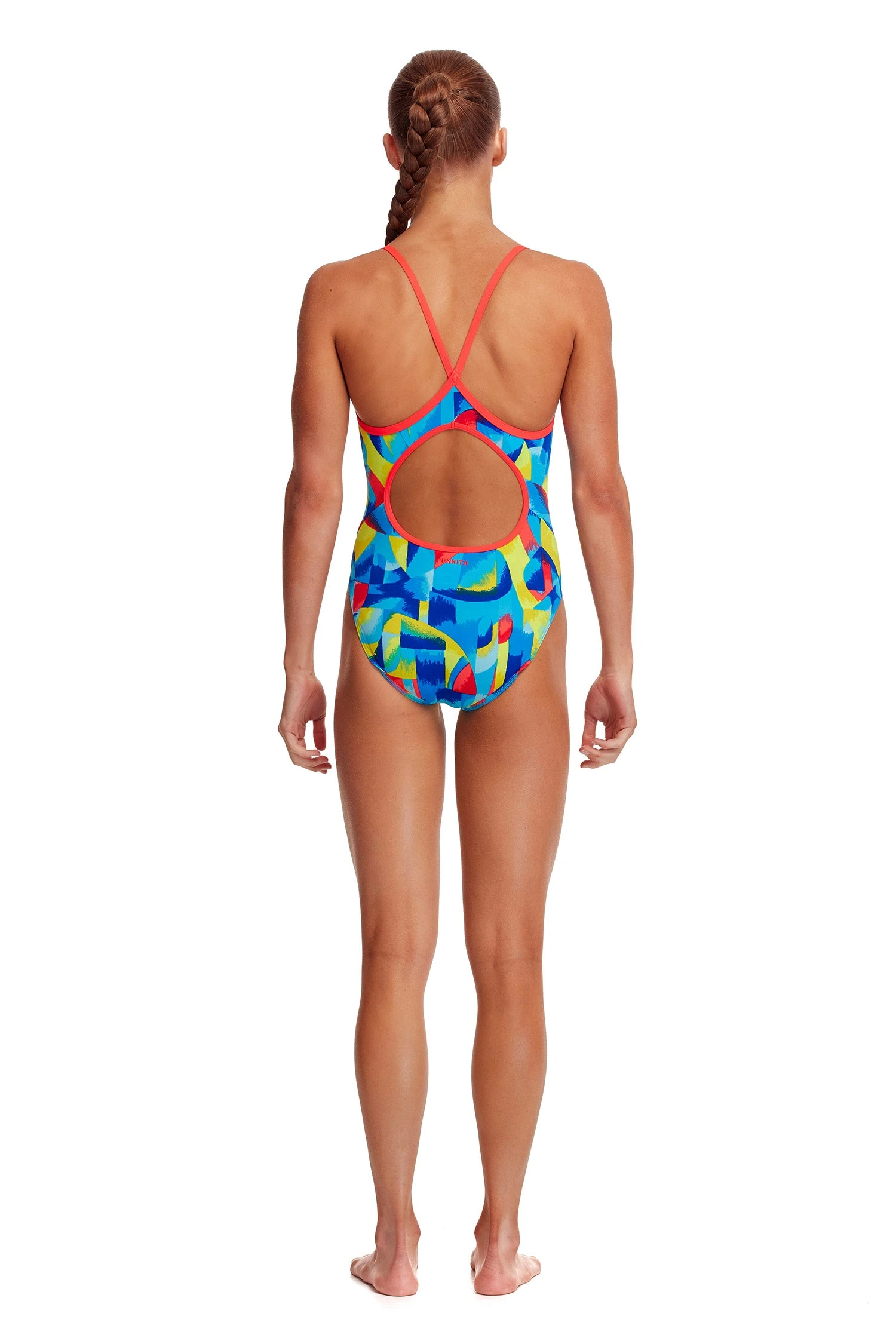 Funkita Girls Diamond Back One Piece - Brushed Up TRAINING SWIMWEAR 5 Funkita Girls Diamond Back One Piece - Brushed Up TRAINING SWIMWEAR