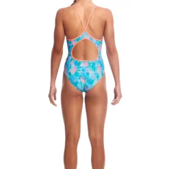 Funkita Girls Diamond Back One Piece - Pastel Paradise TRAINING SWIMWEAR
