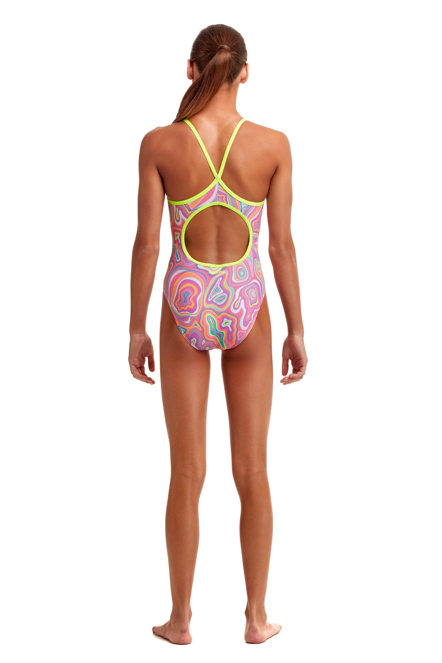 TRAINING SWIMWEAR Funkita Girls Diamond Back One Piece - Sugar Highs 4 TRAINING SWIMWEAR Funkita Girls Diamond Back One Piece - Sugar Highs