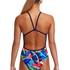 Funkita Girls Single Strap One Piece - Face Palm