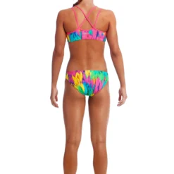 Funkita Girls Criss Cross Two Piece - Ruffles 8 Funkita Girls Criss Cross Two Piece - Ruffles