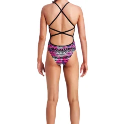 Funkita Ladies Strapped In One Piece - Skull Swim TRAINING SWIMWEAR