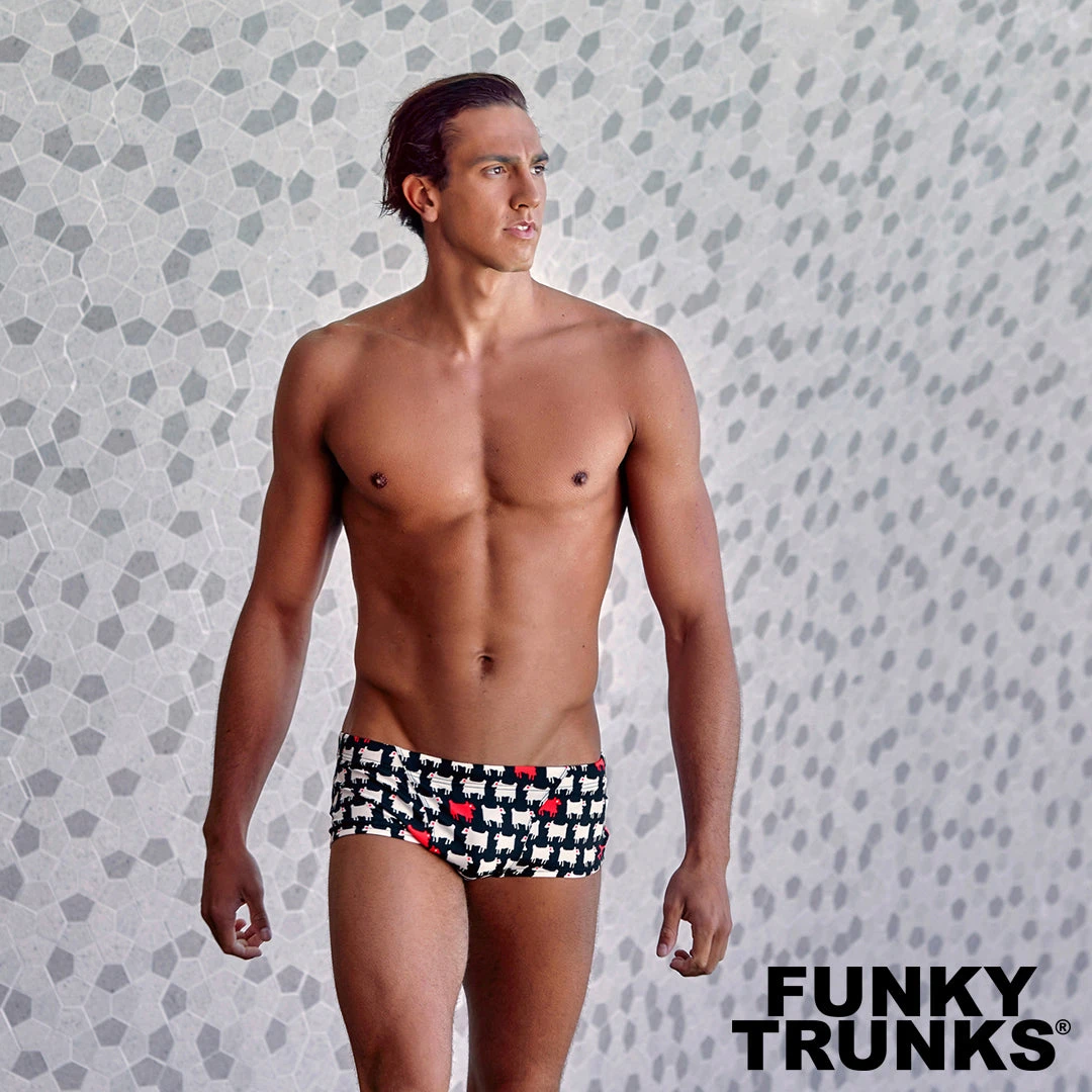 Funky Trunks Mens Classic Trunks - Angry Ram TRAINING SWIMWEAR 7 Funky Trunks Mens Classic Trunks - Angry Ram TRAINING SWIMWEAR