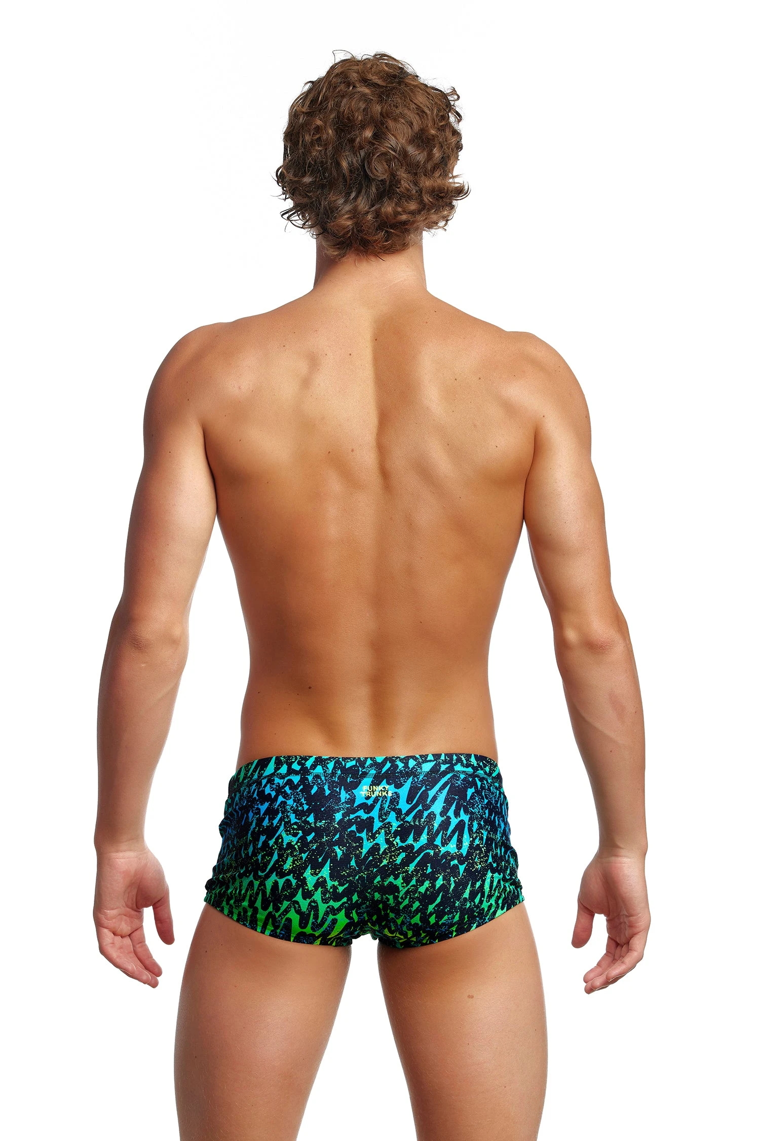 TRAINING SWIMWEAR Funky Trunks Mens Plain Front Trunks - Spraying Alive 5 TRAINING SWIMWEAR Funky Trunks Mens Plain Front Trunks - Spraying Alive