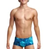 Funky Trunks Mens Classic Trunks - Wild Winter TRAINING SWIMWEAR 1 Funky Trunks Mens Classic Trunks - Wild Winter TRAINING SWIMWEAR