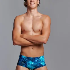 Funky Trunks Mens Classic Trunks - Wild Winter TRAINING SWIMWEAR