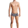 Funky Trunks Mens Classic Trunks - Angry Ram TRAINING SWIMWEAR 2 Funky Trunks Mens Classic Trunks - Angry Ram TRAINING SWIMWEAR