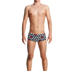 Funky Trunks Mens Classic Trunks - Angry Ram TRAINING SWIMWEAR