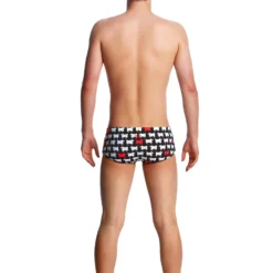 Funky Trunks Mens Classic Trunks - Angry Ram TRAINING SWIMWEAR