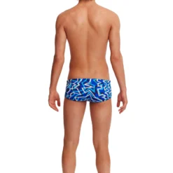 Funky Trunks Boys Classic Trunks - Ticker Tape TRAINING SWIMWEAR