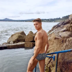 TRAINING SWIMWEAR Funky Trunks Mens Classic Briefs - Black Widow 10 TRAINING SWIMWEAR Funky Trunks Mens Classic Briefs - Black Widow