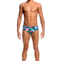 Funky Trunks Mens Classic Briefs - Split Scene