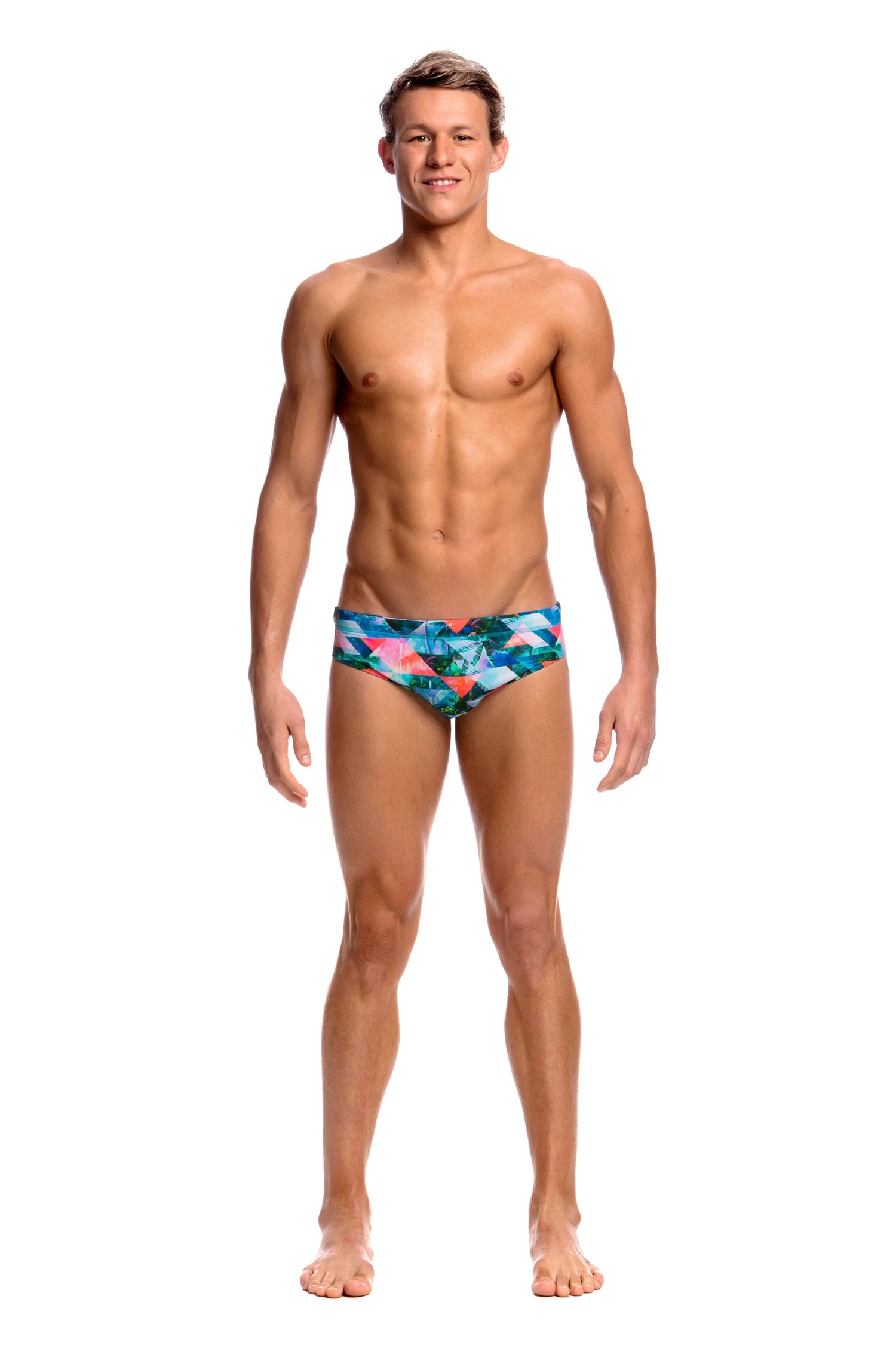 Funky Trunks Mens Classic Briefs - Split Scene 4 Funky Trunks Mens Classic Briefs - Split Scene