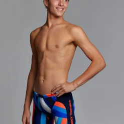TRAINING SWIMWEAR Funky Trunks Boys Training Jammers - Scaffolded