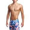Funky Trunks Mens Training Jammers - Different Strokes 1 Funky Trunks Mens Training Jammers - Different Strokes