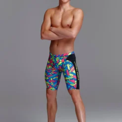 TRAINING SWIMWEAR Funky Trunks Mens Training Jammers - Gettin Jiggy 7 TRAINING SWIMWEAR Funky Trunks Mens Training Jammers - Gettin Jiggy