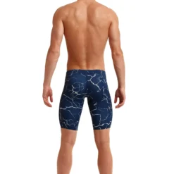 TRAINING SWIMWEAR Funky Trunks Mens Training Jammers - Silver Lining