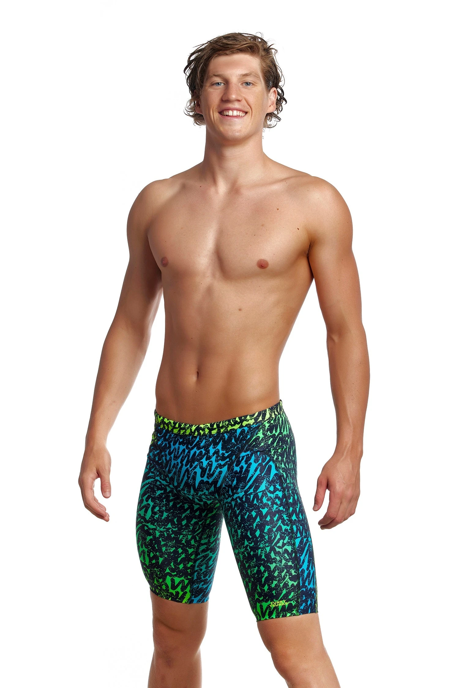 Funky Trunks Mens Training Jammers - Spraying Alive 3 Funky Trunks Mens Training Jammers - Spraying Alive