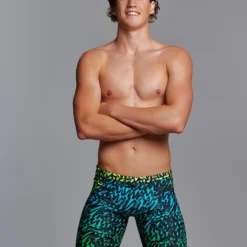 Funky Trunks Mens Training Jammers - Spraying Alive