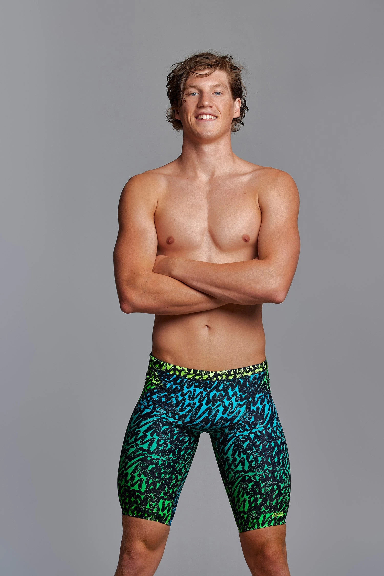 Funky Trunks Mens Training Jammers - Spraying Alive 4 Funky Trunks Mens Training Jammers - Spraying Alive
