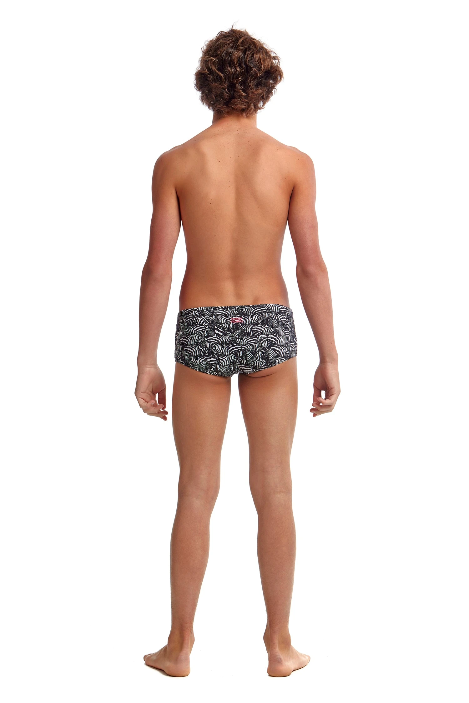 TRAINING SWIMWEAR Funky Trunks Boys Eco Classic Trunks - Zebra Crossing 5 TRAINING SWIMWEAR Funky Trunks Boys Eco Classic Trunks - Zebra Crossing