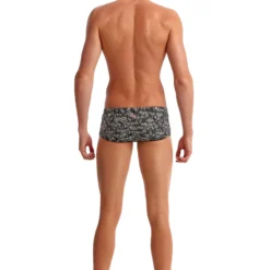 Funky Trunks Mens Eco Classic Trunks - Zebra Crossing 10 Funky Trunks Mens Eco Classic Trunks - Zebra Crossing