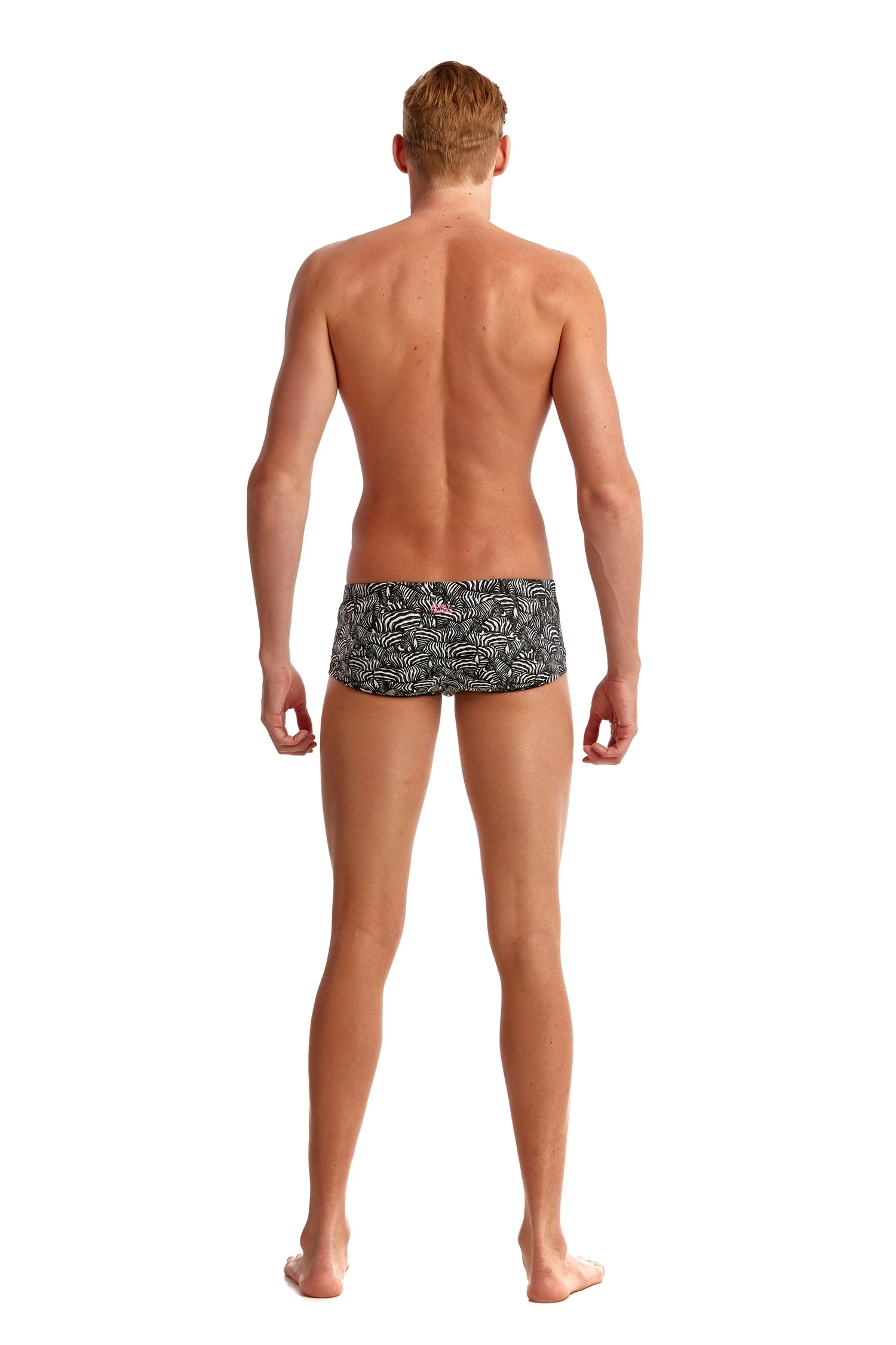 Funky Trunks Mens Eco Classic Trunks - Zebra Crossing 5 Funky Trunks Mens Eco Classic Trunks - Zebra Crossing