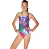 Speedo Girls Leaderback One Piece - Endless Summer