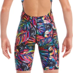 TRAINING SWIMWEAR Amanzi Girls Kneelength - Tropical Twilight