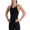PERFORMANCE SWIMWEAR Speedo Womens Lzr Racer Element Open Back - Black Copper 2 PERFORMANCE SWIMWEAR Speedo Womens Lzr Racer Element Open Back - Black Copper