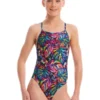 TRAINING SWIMWEAR Amanzi Girls One Piece - Tropical Twilight 1 TRAINING SWIMWEAR Amanzi Girls One Piece - Tropical Twilight