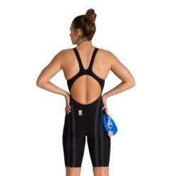 Arena Womens Carbon Core FX Open Back - Black