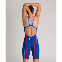 PERFORMANCE SWIMWEAR Arena Womens Carbon Core FX Open Back - Ocean Blue