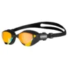 Arena Cobra Tri Swipe Mirror Triathlon Goggles (Indoors) - Yellow Copper Black Adult 1 Arena Cobra Tri Swipe Mirror Triathlon Goggles (Indoors) - Yellow Copper Black Adult