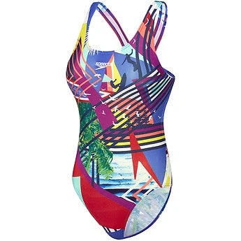 Speedo Girls Leaderback One Piece - Endless Summer 4 Speedo Girls Leaderback One Piece - Endless Summer