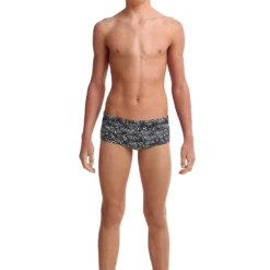 TRAINING SWIMWEAR Funky Trunks Boys Eco Classic Trunks - Zebra Crossing