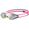 Arena Tracks Junior Mirror Goggles - Silver White Fuschia