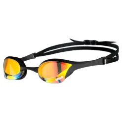 Adult Arena Cobra Ultra SWIPE Mirror Goggles (Indoors) - Yellow Copper Black