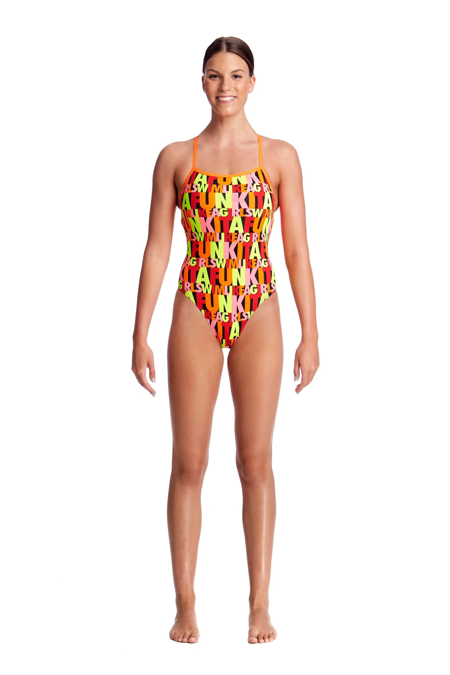 Funkita Ladies Strapped In One Piece - Swim Girl Swim TRAINING SWIMWEAR 3 Funkita Ladies Strapped In One Piece - Swim Girl Swim TRAINING SWIMWEAR