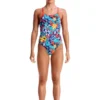 Funkita Girls Diamond Back One Piece - Aloha From Hawaii 1 Funkita Girls Diamond Back One Piece - Aloha From Hawaii