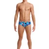 Funky Trunks Mens Classic Briefs - Check Republic 2 Funky Trunks Mens Classic Briefs - Check Republic