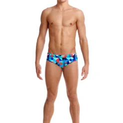 Funky Trunks Mens Classic Briefs - Check Republic