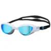 Adult Arena The One Goggle Mirrored Lens (Triathlon Ready) - Blue White Black 2 Adult Arena The One Goggle Mirrored Lens (Triathlon Ready) - Blue White Black
