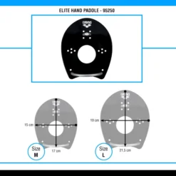 Arena Elite Hand Paddles - Black