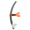 Michael Phelps MP Focus Swim Snorkel (Small Fit) - Grey Orange Snorkels