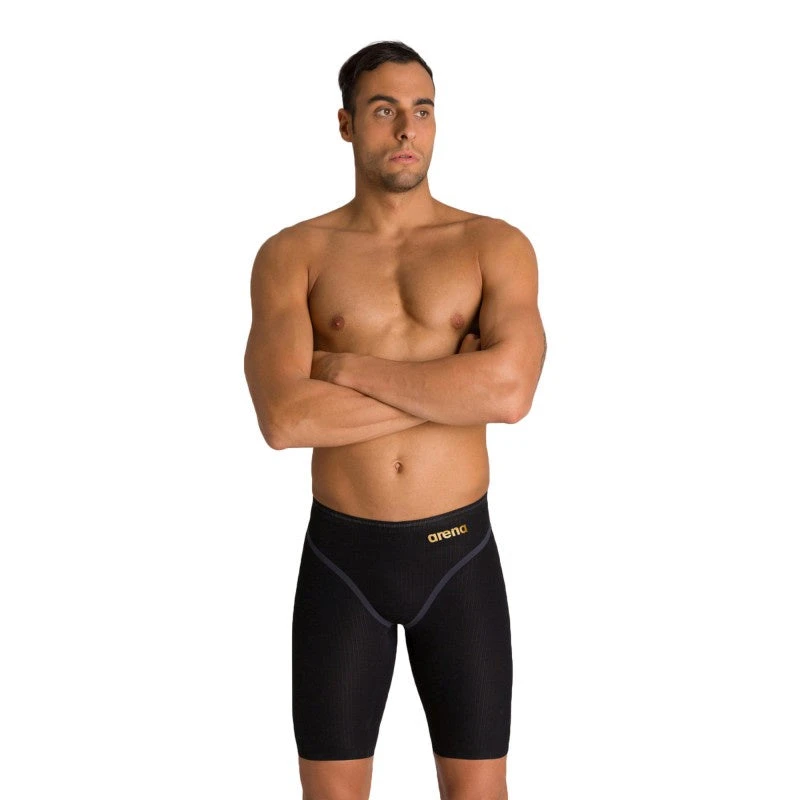 Arena Mens Powerskin Carbon Core FX Jammer - Black Gold 3 Arena Mens Powerskin Carbon Core FX Jammer - Black Gold