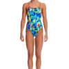 Funkita Girls Diamond Back One Piece - Brushed Up TRAINING SWIMWEAR 2 Funkita Girls Diamond Back One Piece - Brushed Up TRAINING SWIMWEAR